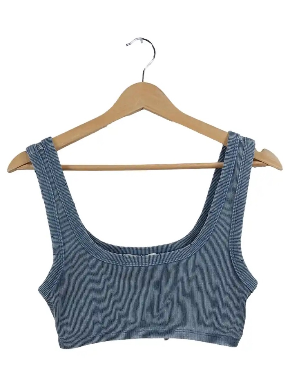 Zara Ribbed Crop Top, Size S